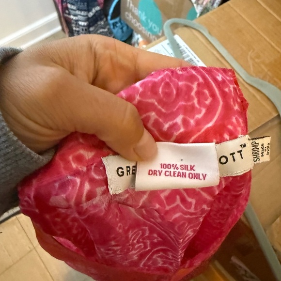 Gretchen Scott Silk Beach Tunic Cover Up - Picture 4 of 6